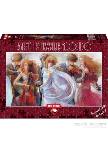 Puzzle 1000 Parça Maskeli Balo Özel Panorama Puzzle