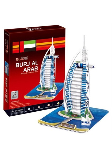 Cubic Fun 3D Puzzle 46 Parça 24,7x20x31 C065h