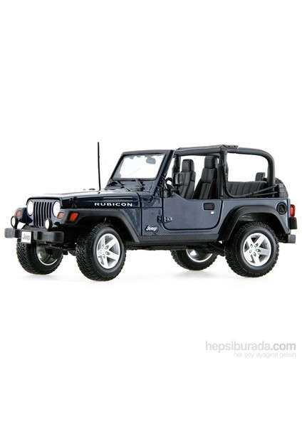 Maisto Wrangler Rubicon Jeep 1:18 S/E Lacivert