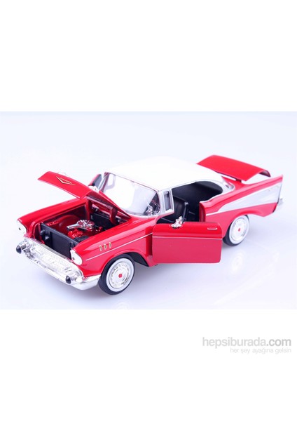 1957 Chevy Bel Air 1/24 Die Cast Model Araç fiyatları