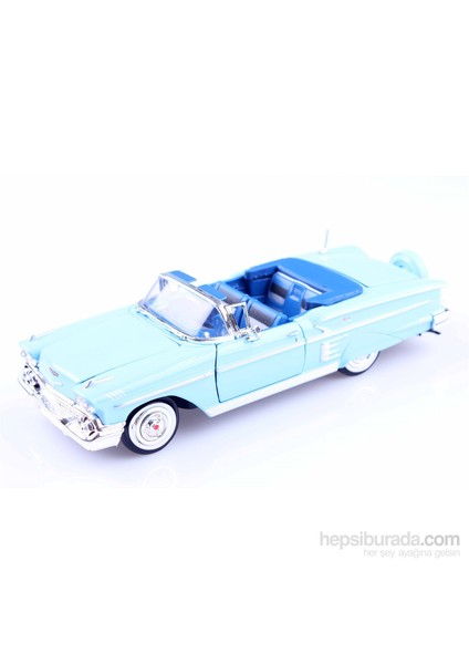 1958 Chevy Impala 1/24 Die Cast Model Araç