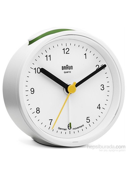 Alarmlı Masa Saati Beyaz - BNC012 fiyatları