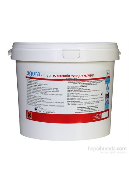 Selenoıd Toz Ph Düşürücü 10 Kg.