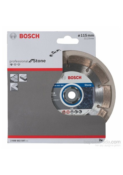 - Standard Seri Taş İçin Elmas Kesme Diski - 115 X 22,23 X 1,6 X 10 Mm