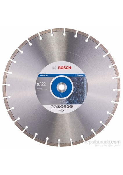 - Standard Seri Taş İçin Elmas Kesme Diski - 400 X 20,00+25,40 X 3,2 X 10 Mm fiyatları