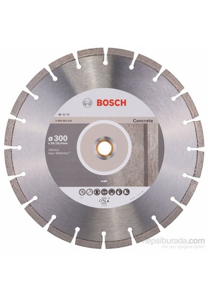 - Standard Seri Beton İçin Elmas Kesme Diski - 300 X 20,00+25,40 X 2,8 X 10 Mm fiyatları