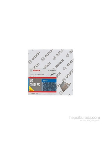 - Standard Seri Taş İçin Elmas Kesme Diski - 9+1 Set - 115 X 22,23 X 1,6 X 10 Mm