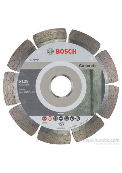 - Standard Seri Beton İçin Elmas Kesme Diski - 9+1 Set - 125 X 22,23 X 1,6 X 10 Mm fiyatları