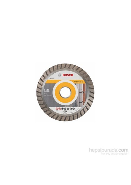 - Expert Serisi Tüm Malzemeler İçin Turbo Segman Elmas Kesme Diski - 9+1 Set - 125 X 22,23 X 2 X 10 Mm