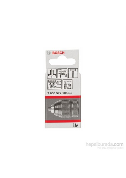 - Anahtarsız Uç Takma Mandreni 13 Mm'Ye Kadar - 1,5 – 13 Mm, 1/2" - 20