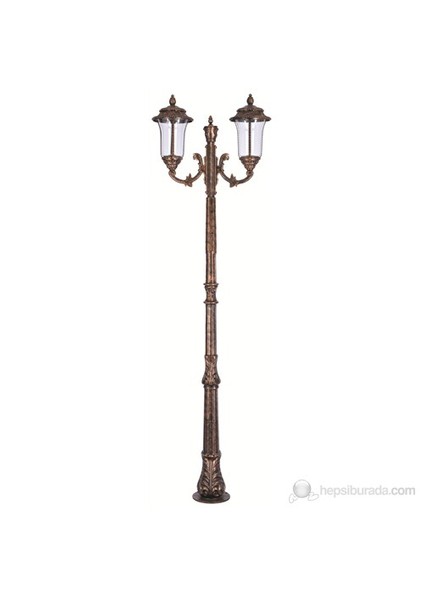 Aliminyum Damla Model 2 Kollu Aydınlatma Direk