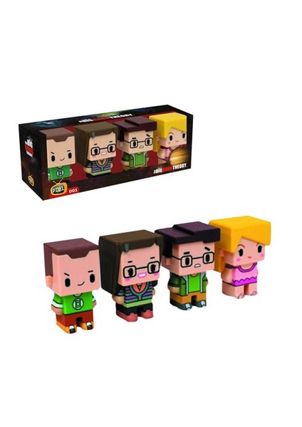 The Big Bang Theory: Pixel Set Of Four 001