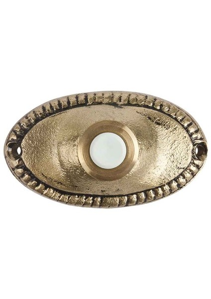 Oval Pirinç Zil Butonu