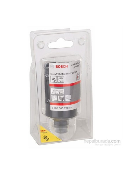 - Speed Serisi Çok Amaçlı Delik Açma Testeresi (Panç) - 44 Mm, 1 3/4"