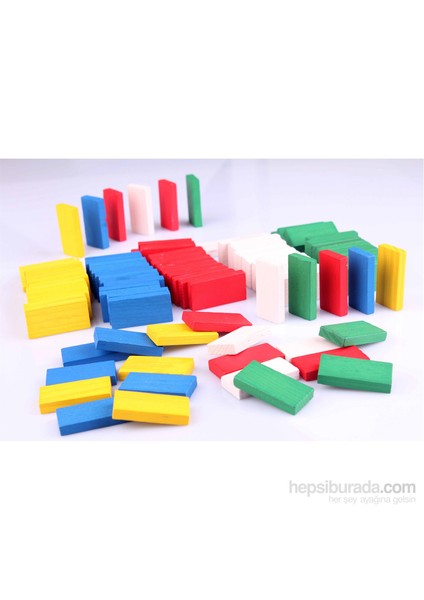 100'lü Ahşap Domino Seti