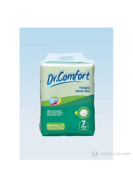 Dr Comfort Hasta Bezi Large 7 li