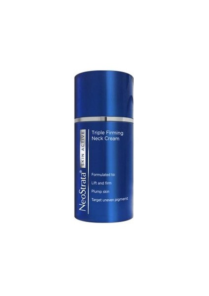 Skin Active: Triple Firming Neck Cream Boyun ve Dekolte Bölgesi Bakım Kremi 80 gr