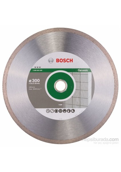 - Best Serisi Seramik İçin Elmas Kesme Diski - 300 X 30/25,40 X 2,8 X 10 Mm fiyatları