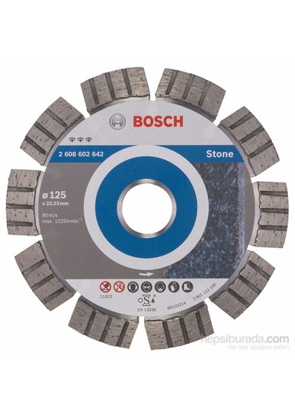 - Best Serisi Taş İçin Elmas Kesme Diski - 125 X 22,23 X 2,2 X 12 Mm fiyatları
