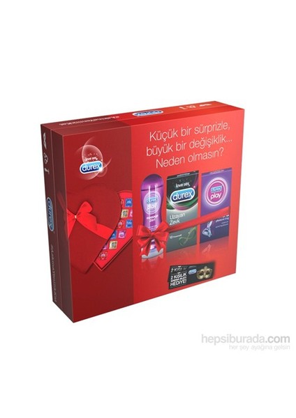 AŞK Paketi - ( Durex Uzayan Zevk 12li + Durex Play Ultra + Durex Play Masaj Jeli ve 200 ML) fiyatları