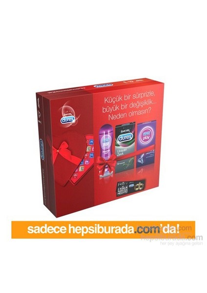 AŞK Paketi - ( Durex Uzayan Zevk 12li + Durex Play Ultra + Durex Play Masaj Jeli ve 200 ML) modelleri