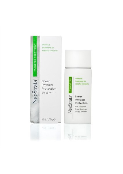 Sheer Physical Protection SPF 50 Yağsız Nemlendirici Krem 50 ml