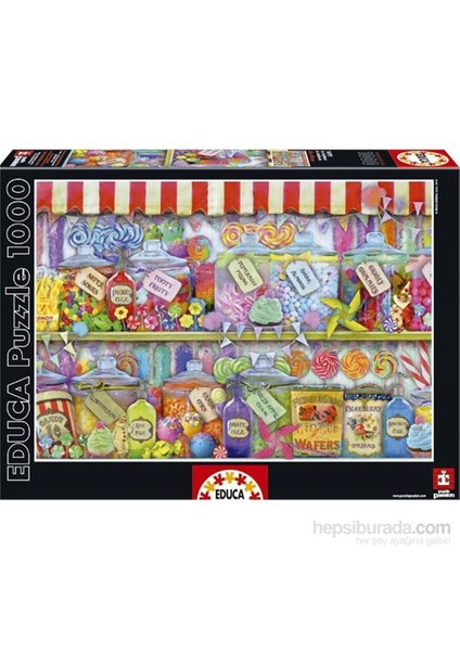 1000 Parça Şeker Dükkanı Puzzle