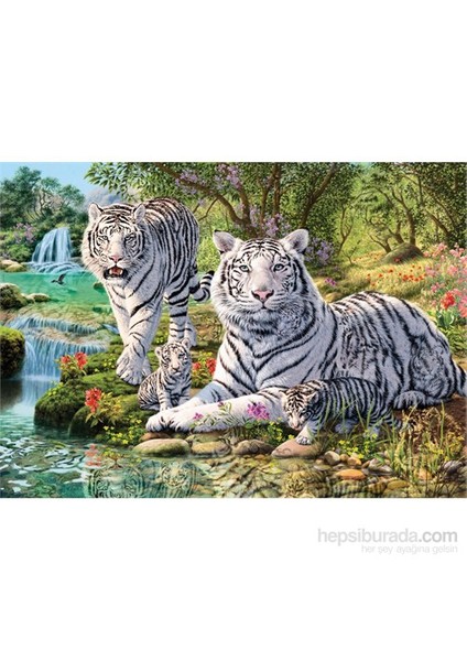 500 Parça Neon Puzzle Jungle Royalty - Ormanın Kraliyet Ailesi