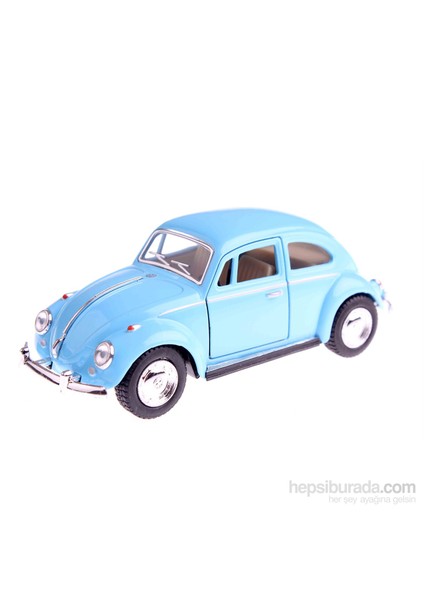 1967 Volkswagen Classical Beetle 1/32 Çek Bırak Die Cast Model Araç