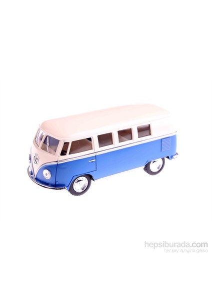 1962 Volkswagen Classical Bus 1/32 Çek Bırak Die-Cast Model Araç