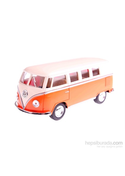 1962 Volkswagen Classical Bus 1/32 Çek Bırak Die-Cast Model Araç