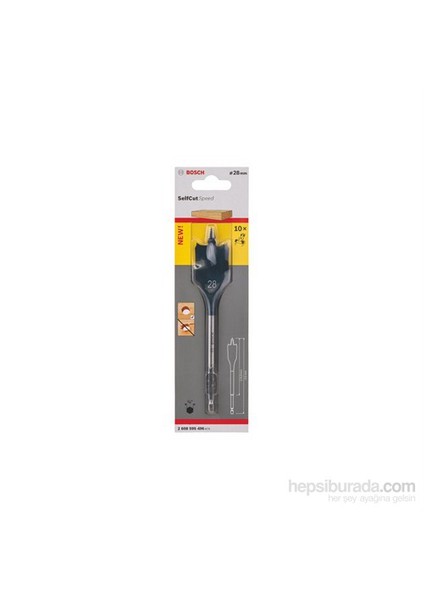 - Self Cut Speed Serisi Ahşap İçin Yaprak Matkap Ucu, Altıgen Şaftlı - 28 X 152 Mm fiyatları