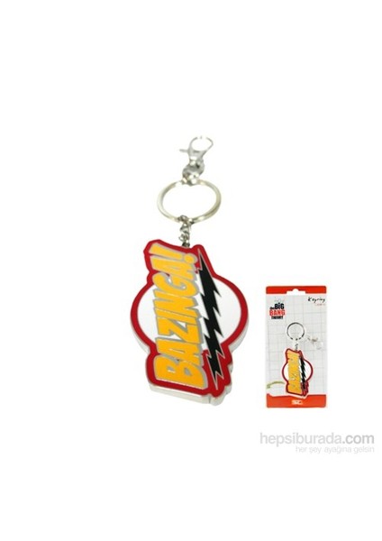 Big Bang Theory Bazinga Snap Keychain Anahtarlık