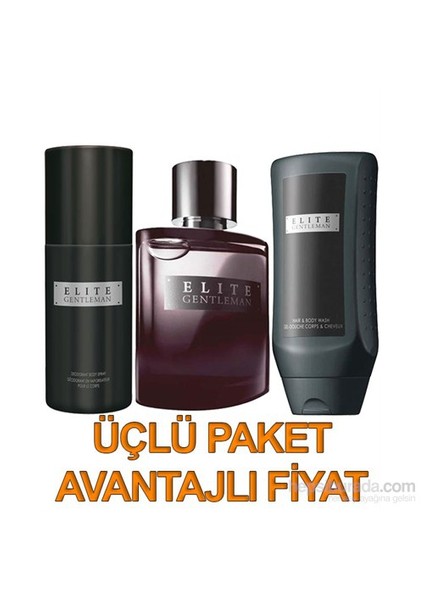 Elite Gentleman Parfüm Deodorant Şampuan