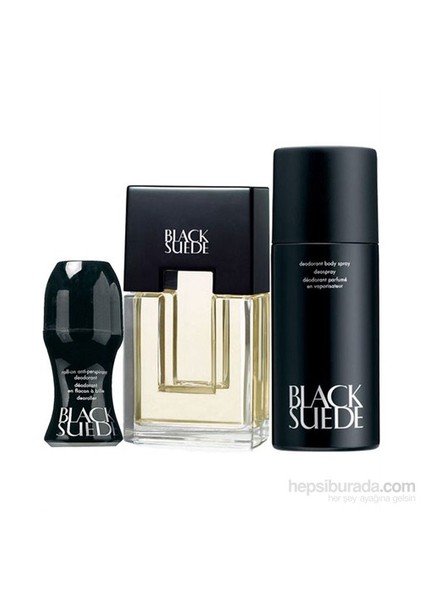 Black Suede Parfüm Deodorant Roll On 3Lü Set