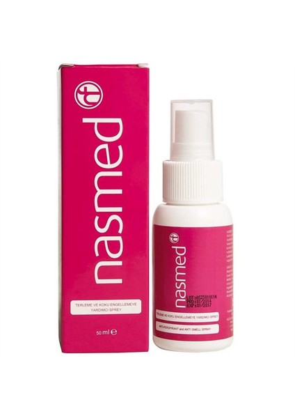 Nasmed El, Ayak ve Koltuk Altı Spreyi 50 ml