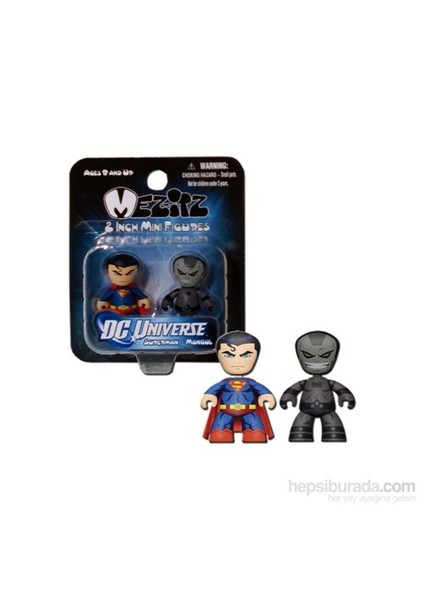 Dc Universe Mini Mez-İtz Superman Mongul 2'Li Figür Seti