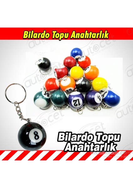 Bilardo Topu Anahtarlık 3481a