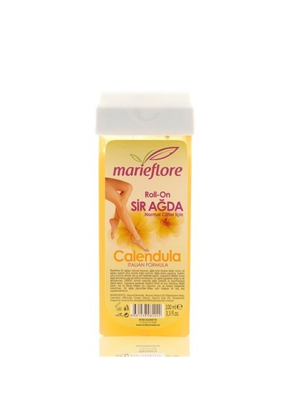 Roll-On Sir Ağda Normal Ciltler İçin Calendula'lı 100 Ml.
