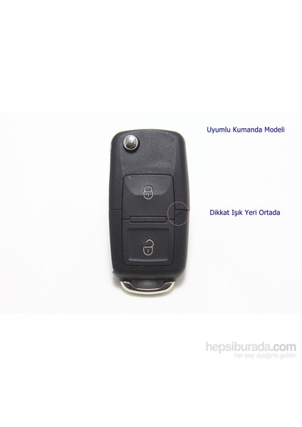 Volkswagen Bora Kumanda Kabı Koruyucu Kılıf 2 Tuş Siyah modelleri