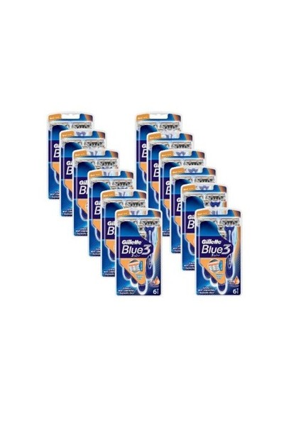 Blue 3 Tıraş Bıçağı 12 Li Paket