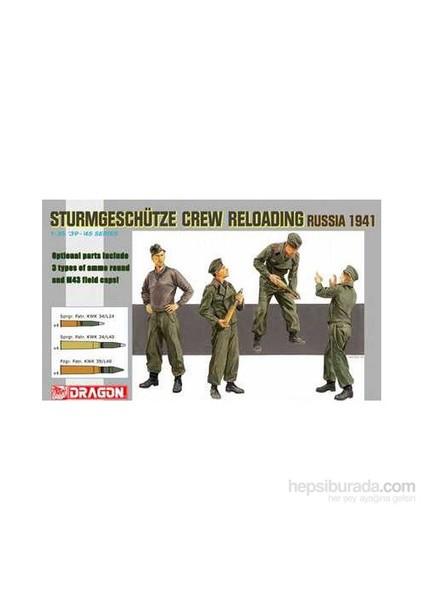 Sturmgeschütze Crew Reloadıng (1/35 Ölçek)