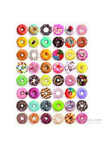 Puzzle 1000 Parça Donut Tops