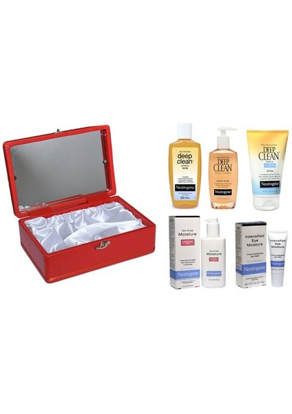 Günlük Cilt Bakım Seti Normal-Karma Ciltler İçin (Makyaj Kutusu Hediye)