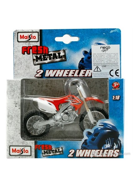 Maisto 1:18 Honda CRF450R Diecast Model Motorsiklet