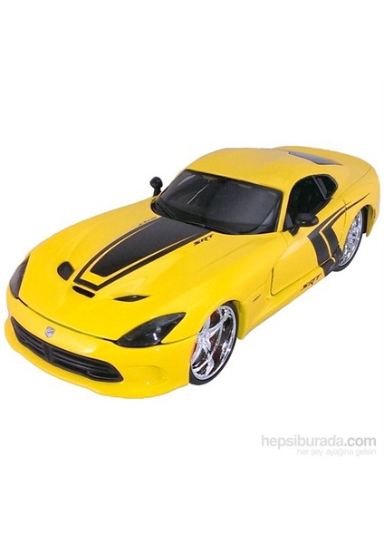 Maisto 2013 Srt Dodge Viper Gts Diecast Model Araba 1:24 Pro Rodz Sarı