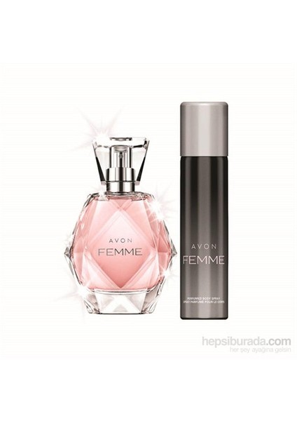 Femme Edp 50 Ml Bayan Parfüm 2'Li Set