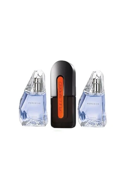 Full Speed 75 Ml Erkek 1 Adet Ve Perceive Edp 50 Ml Bayan 2 Adet