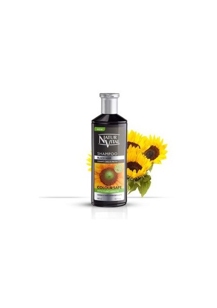 "Natur Vital Siyah Renk Koruyucu Paraben İçermez Organik Renkli Şampuan"