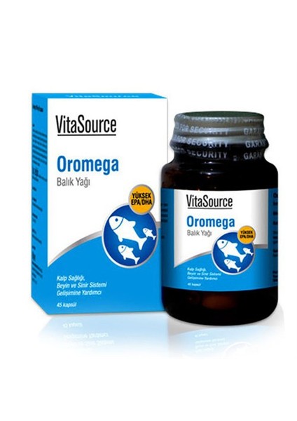 Oromega Balık Yağı 1000 Mg 45 Kapsül